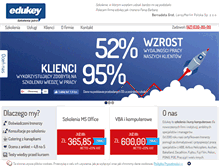 Tablet Screenshot of edukey.pl